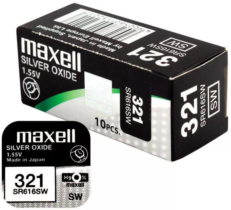 Maxell 321 SR616SW óra gombelem