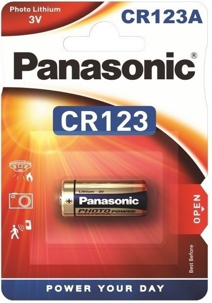 Panasonic CR123A 3V Lítium fotó elem