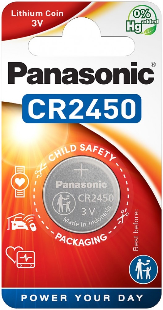 Panasonic CR2450 3V Lithium gombelem