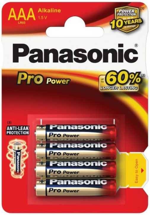 Panasonic LR03PPG/4BP Pro Power mikro AAA elem