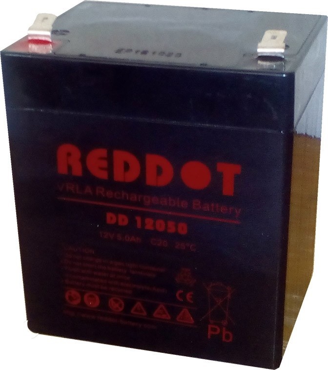 Reddot 12V 5Ah DD12050 zárt ólomsavas akkumulátor