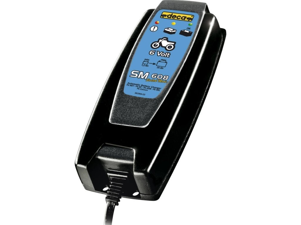 DECA SM608 6V / 0,8A / 1,2-35Ah akkumulátor töltő
