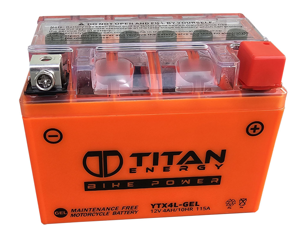 TitanEnergy YTX4L-GEL 12V 4Ah 115A motor akkumulátor