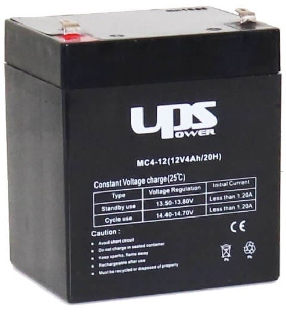 UPS MC4-12 12V 4Ah zárt ólomsavas akkumulátor