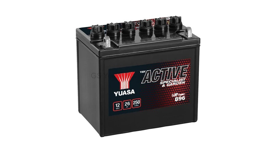YUASA 12V 26Ah 896 fűnyíró akkumulátor