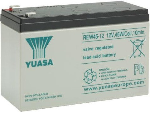 YUASA 12V 8,5Ah REW45-12 F2 Highrate/Longlife zárt ólomsavas zselés akkumulátor